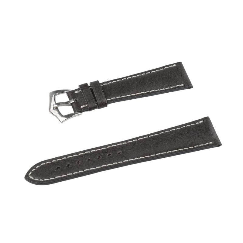 Black Roano Leather Watch Strap