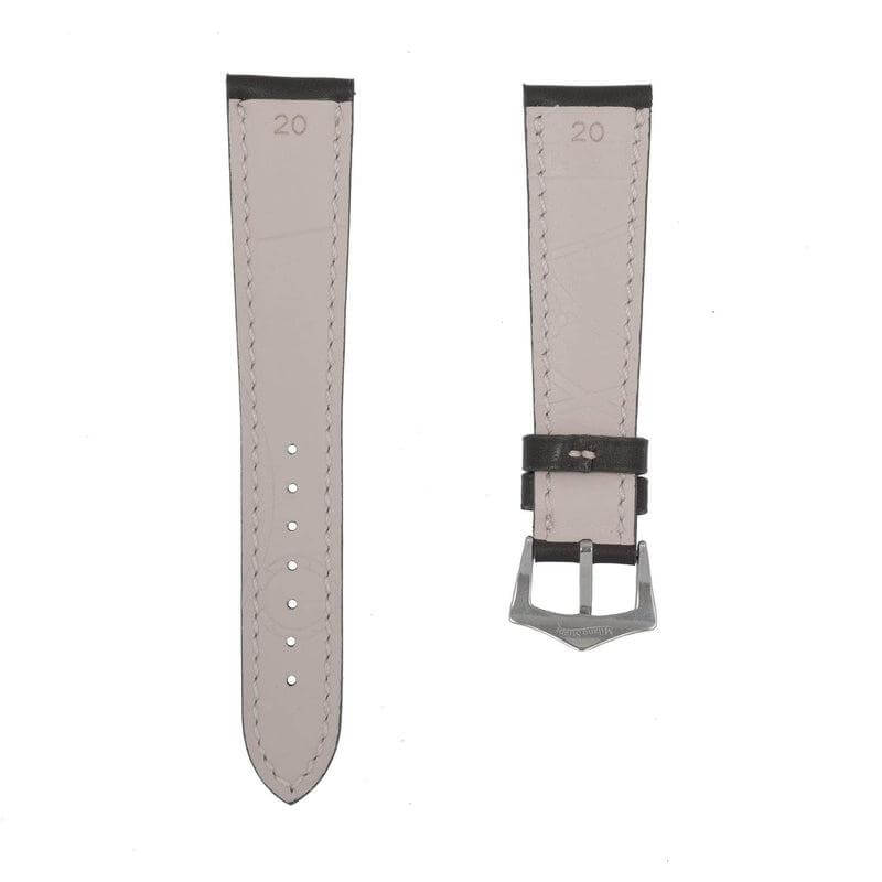 Black Roano Leather Watch Strap