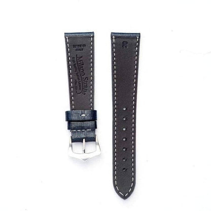 Black Saffiano Leather Watch Strap