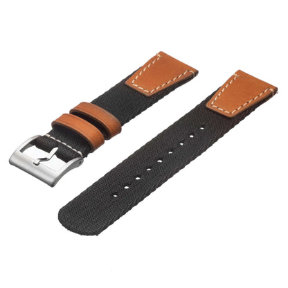 Black Two Piece Eco-Friendly Nylon Military Strap