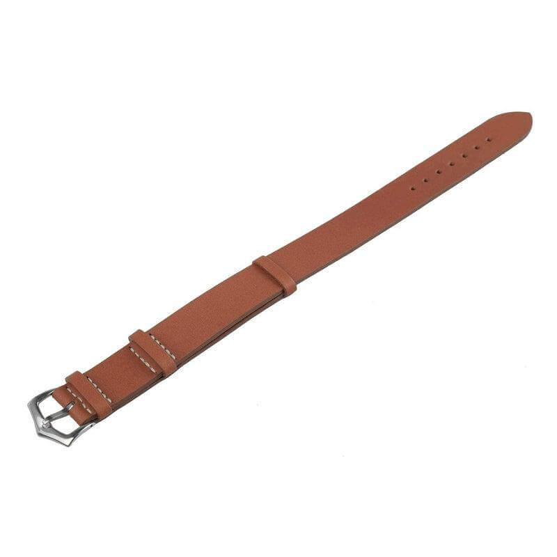 Brown Barenia Military Watch Strap