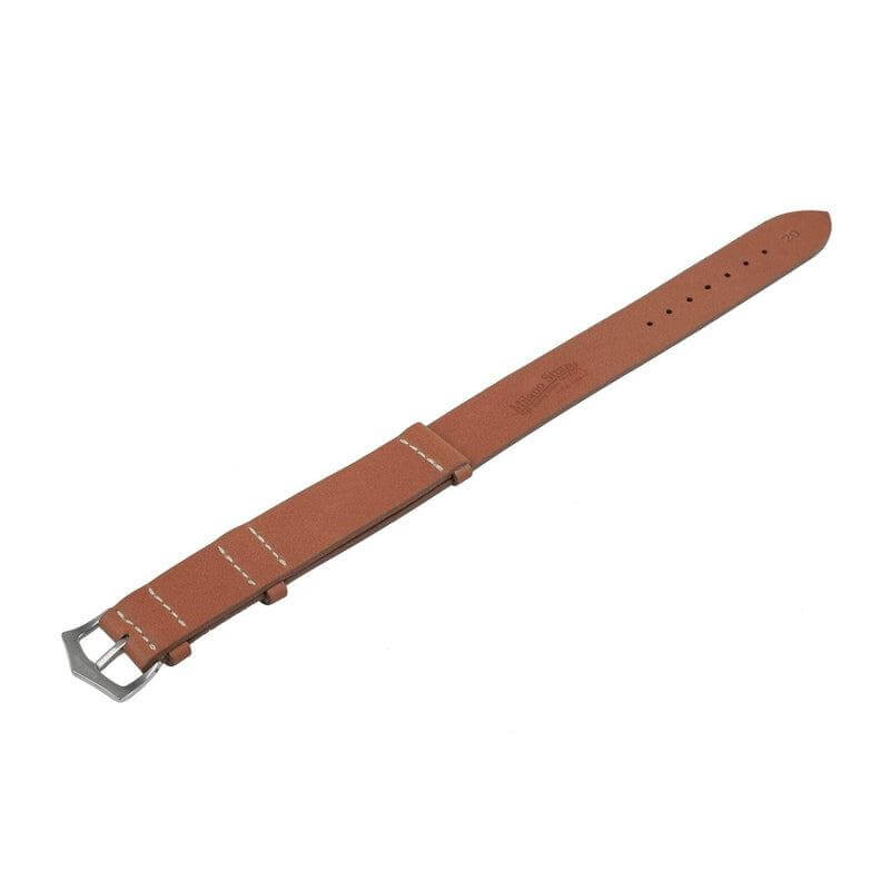 Brown Barenia Military Watch Strap