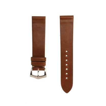 Brown Cordovan Leather  No Stitches Watch Strap