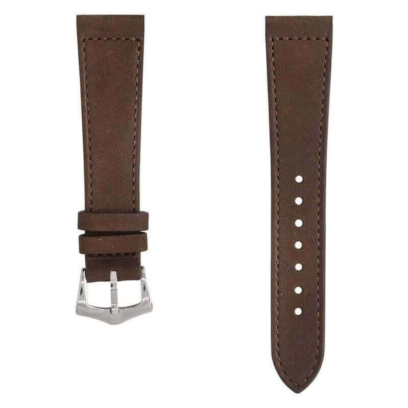 Brown Nabuck Leather Watch Strap