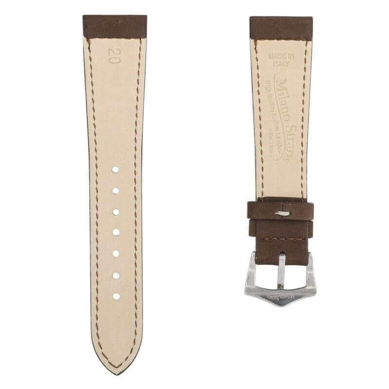 Brown Nabuck Leather Watch Strap