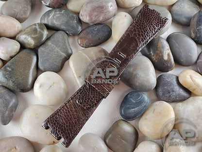 AP Bands Brown Ostrich Leather Strap For Audemars Piguet Royal Oak Offshore 26470