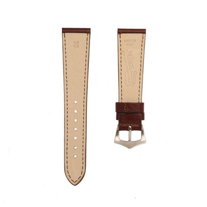 Burgundy Hammered Calfskin Watch strap