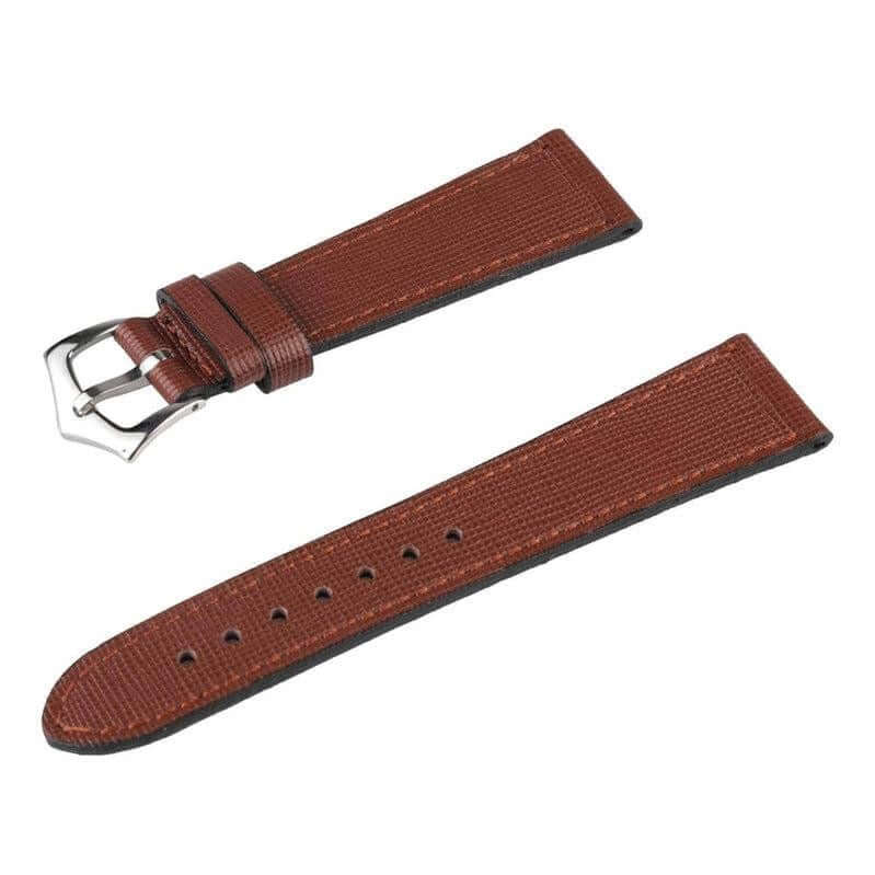 Burgundy Saffiano  Leather Watch Strap