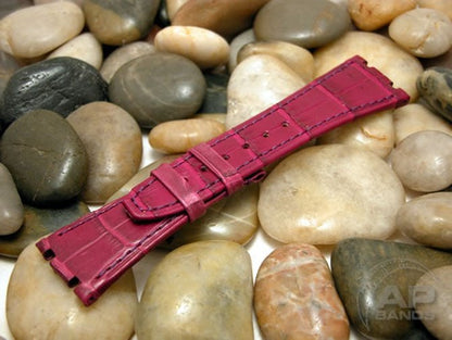 Capolavoro Pomegranate Alligator Leather Strap For Audemars Piguet Royal Oak