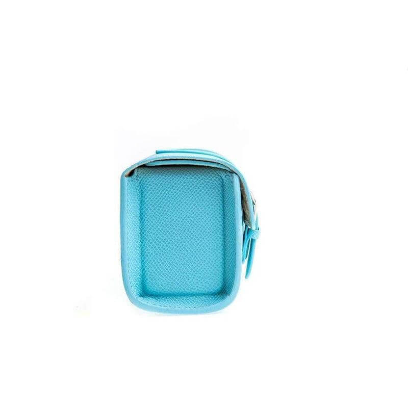 Casati Milano Travel Case Rectangular Epsom Leather - Light Blue