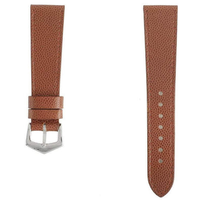 Cognac Hammered Calfskin Watch strap