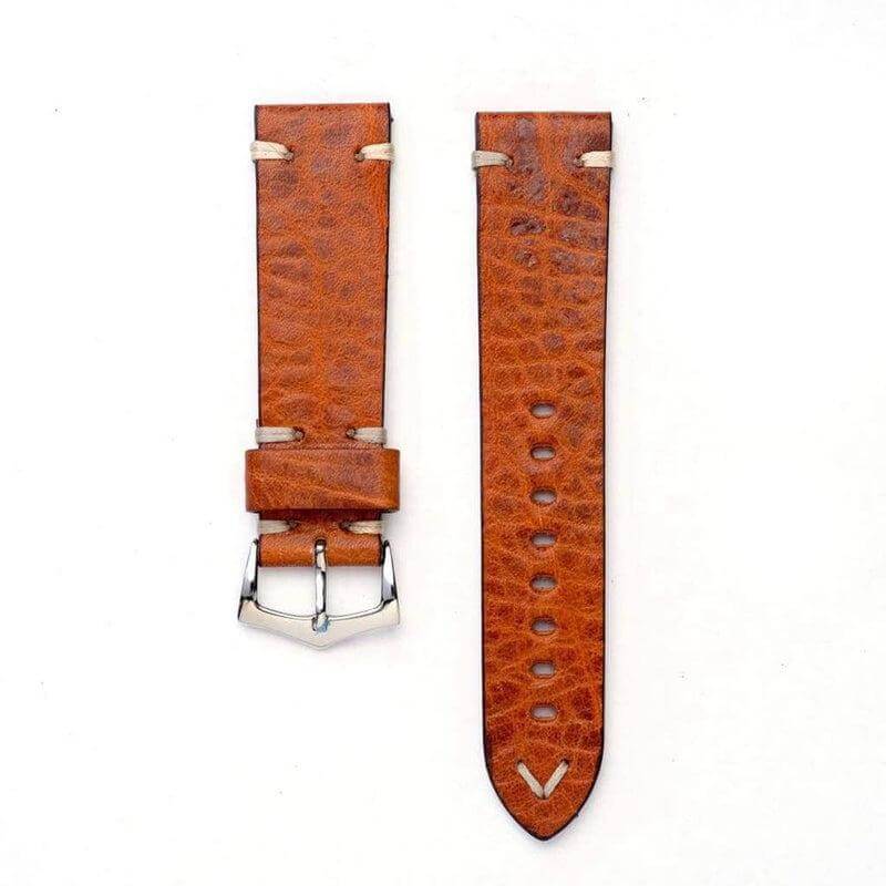 Cognac Leather Watch Strap - Cognac