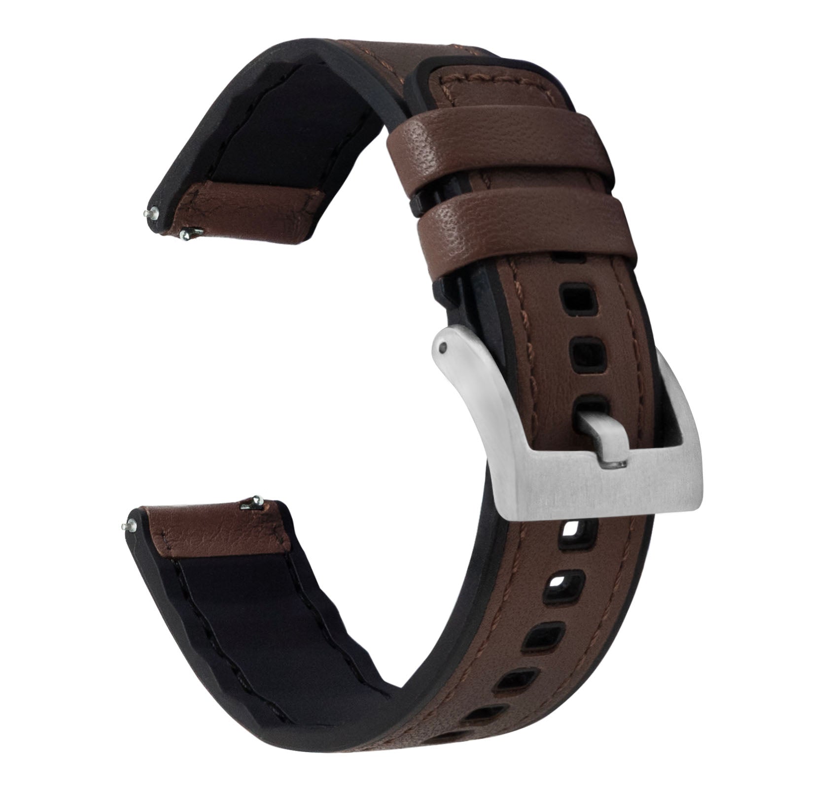 Waterproof leather watch strap hot sale