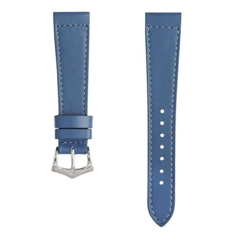 Denim Calfskin Leather Watch Strap