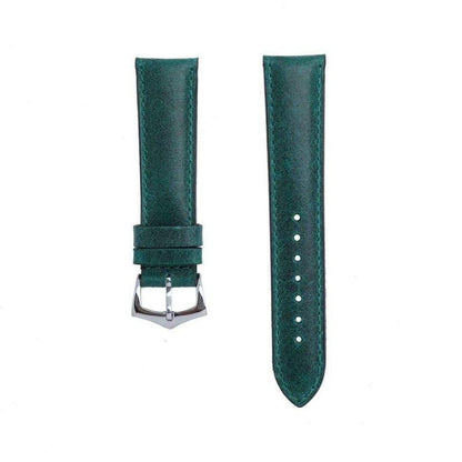 Green Leather Watch Strap