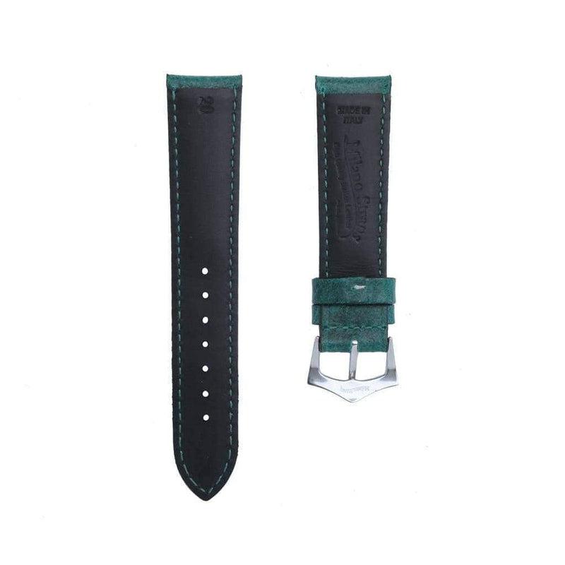 Green Leather Watch Strap