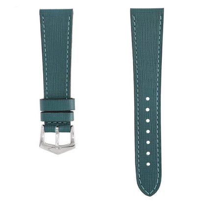 Green Saffiano  Leather Watch Strap