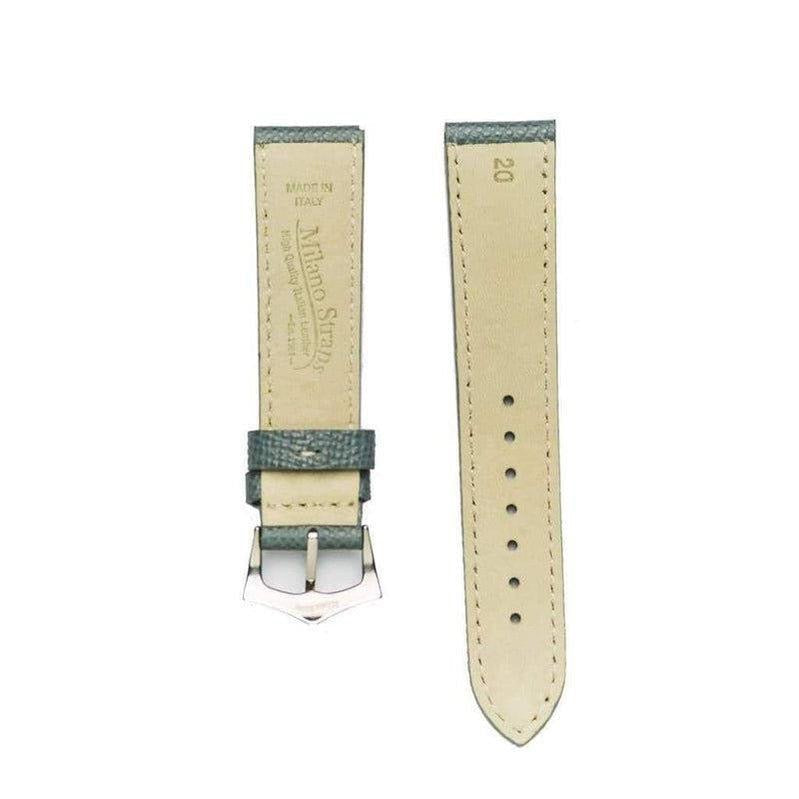 Grey Epsom Leather Watch Strap