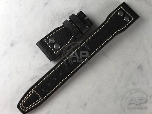 Decantare Dark Brown Strap For IWC Big Pilot Deployant Buckle