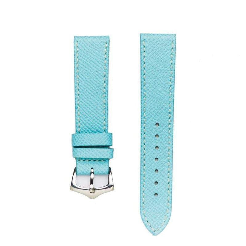 Light Blue Epsom Leather Watch Strap