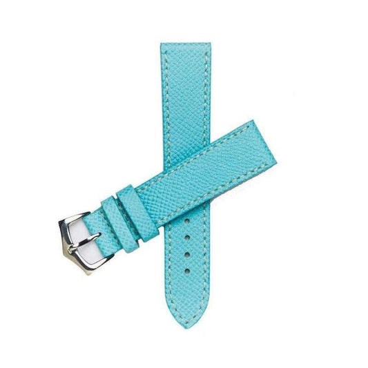 Light Blue Epsom Leather Watch Strap