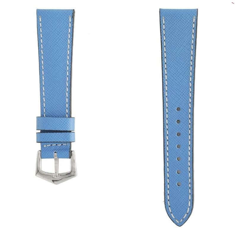 Light Blue Saffiano Leather Watch Strap