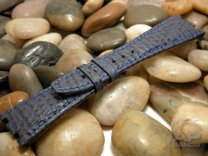 Lungomare Blue Shark Strap For Audemars Piguet Royal Oak Offshore