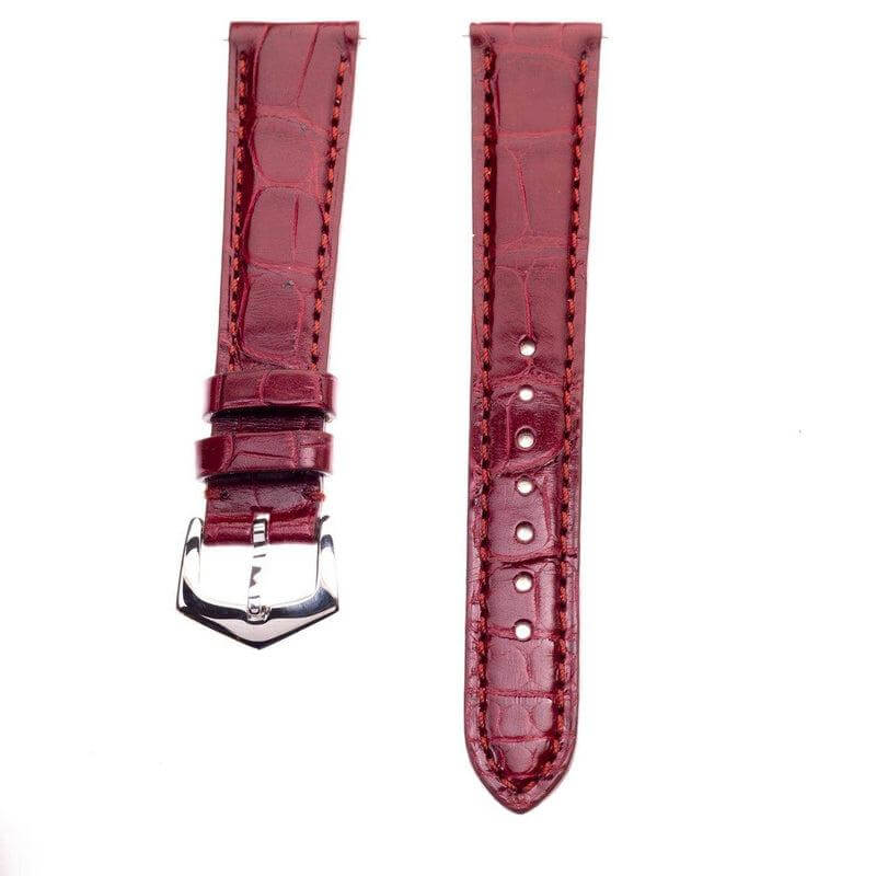 Millenium Burgundy Alligator Watch Strap