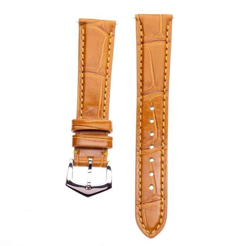 Millenium Cognac Alligator Watch Strap