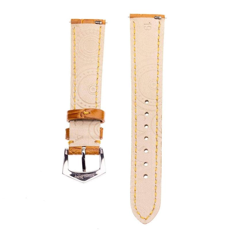 Millenium Cognac Alligator Watch Strap