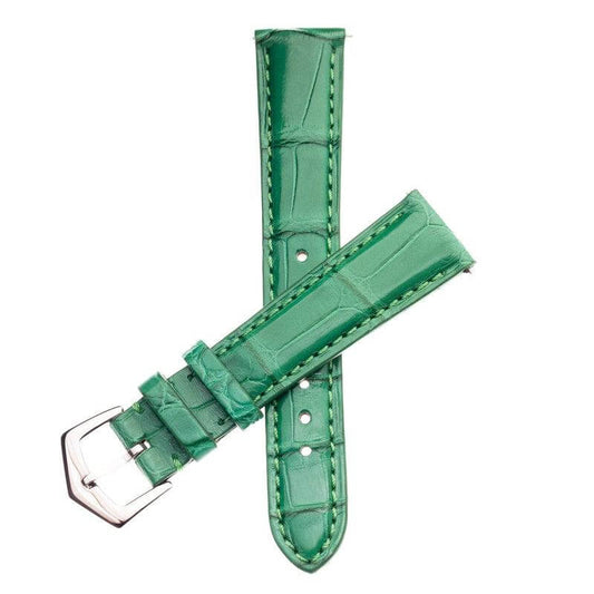 Millenium Green Alligator Watch Strap