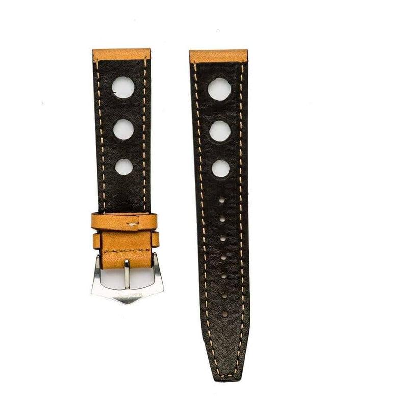 Natural "Rally" Leather Watch Strap