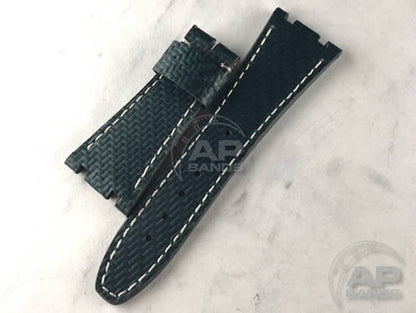 AP Bands 100% Genuine Green Carbon Fiber Strap For Audemars Piguet Royal Oak 15300 15400 26320 26300