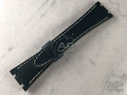 AP Bands 100% Genuine Green Carbon Fiber Strap For Audemars Piguet Royal Oak 15300 15400 26320 26300