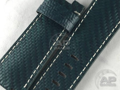 AP Bands 100% Genuine Green Carbon Fiber Strap For Audemars Piguet Royal Oak Offshore 44mm 26400