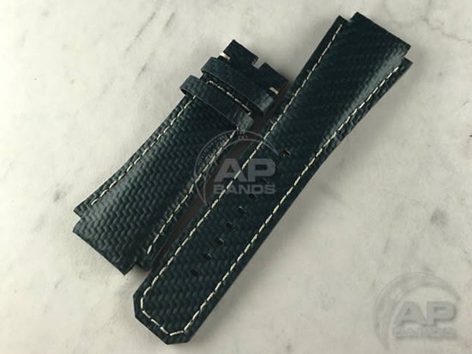 AP Bands 100% Genuine Green Carbon Fiber Strap For Audemars Piguet Royal Oak Offshore T3 SHAQ Legacy