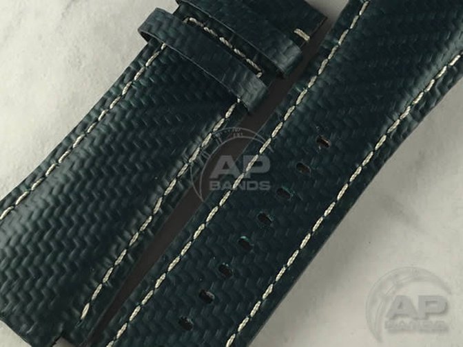 AP Bands 100% Genuine Green Carbon Fiber Strap For Audemars Piguet Royal Oak Offshore T3 SHAQ Legacy