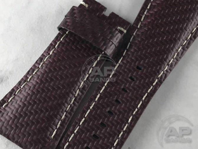 AP Bands 100% Genuine Red Carbon Fiber Strap For Audemars Piguet Royal Oak Offshore T3 SHAQ Legacy