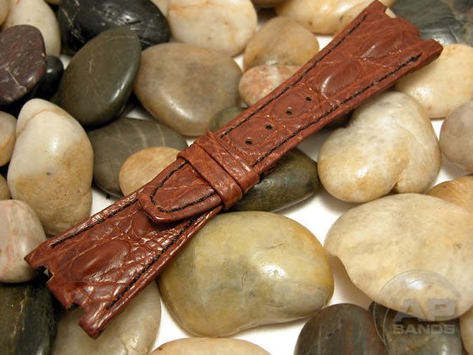 Particolare Capolavoro Chocolate Hornback Crocodile Leather Audemars Piguet Royal Oak Offshore