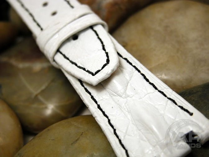 Particolare Capolavoro White Hornback Crocodile Leather Audemars Piguet Royal Oak Offshore