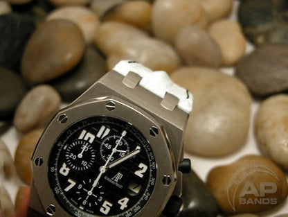 Particolare Capolavoro White Hornback Crocodile Leather Audemars Piguet Royal Oak Offshore