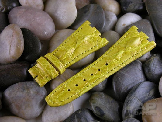 Particolare Capolavoro Yellow Hornback Crocodile Leather Audemars Piguet Royal Oak Offshore