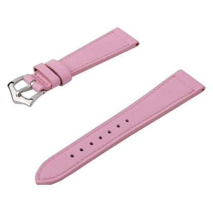 Pink Calfskin Leather Watch Strap