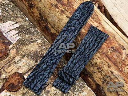 Lungomare Smoke Sharkskin Strap For Audemars Piguet Royal Oak 14800