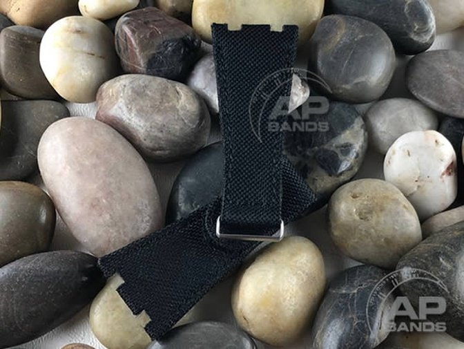 AP Bands Black Velcro Style Nylon Strap For Audemars Piguet Royal Oak Offshore 42mm