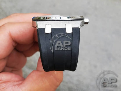 AP Bands Scuta 100% Rubber Strap Grey For Audemars Piguet Royal Oak 39mm and 41mm