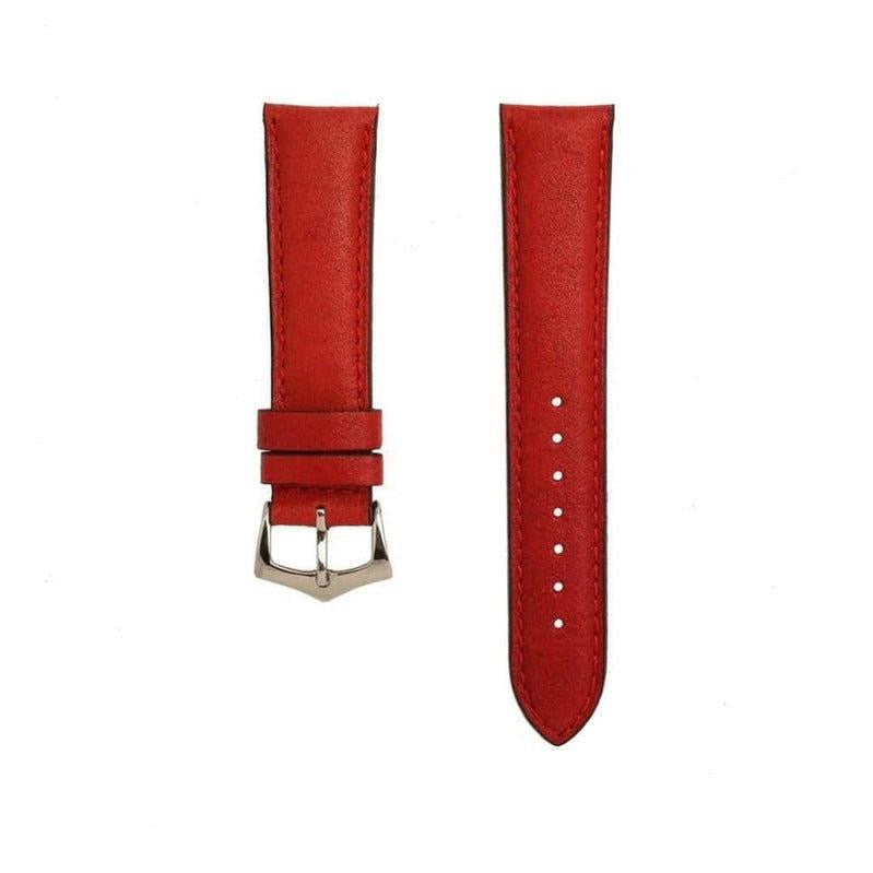 Red Leather Watch Strap