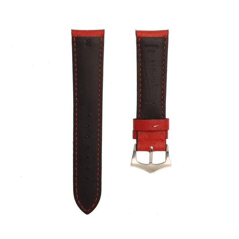 Red Leather Watch Strap