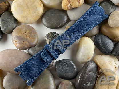 AP Bands Blue Denim Strap For Audemars Piguet Royal Oak 15300 15400 39mm 41mm