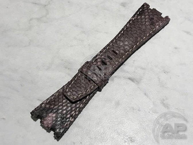 Pitone Grape Python Leather Strap For Audemars Piguet Royal Oak Offshore 26470